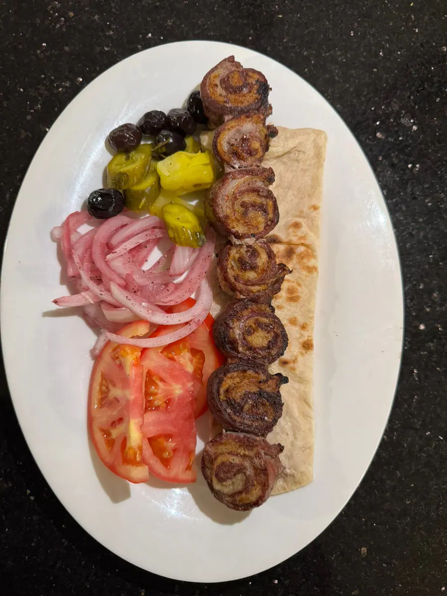 Tikka Meat Rolled
